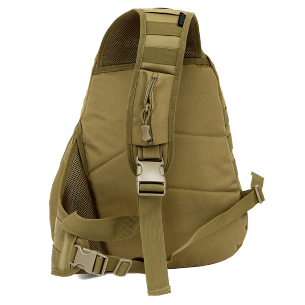 Men's Outdoor Camouflage Bag Large Capacity Chest Bag Messenger—7